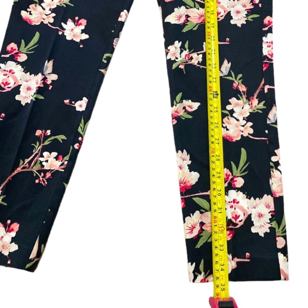 💎RARE💎NWOT JOIE Silk Blend Tailored Floral Pants, Size 2 - Picture 10 of 12